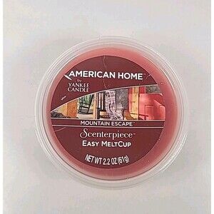 New Yankee Candle Meltcup 24 Hr Fragrance 2.2 oz Scenterpiece Mountain Escape